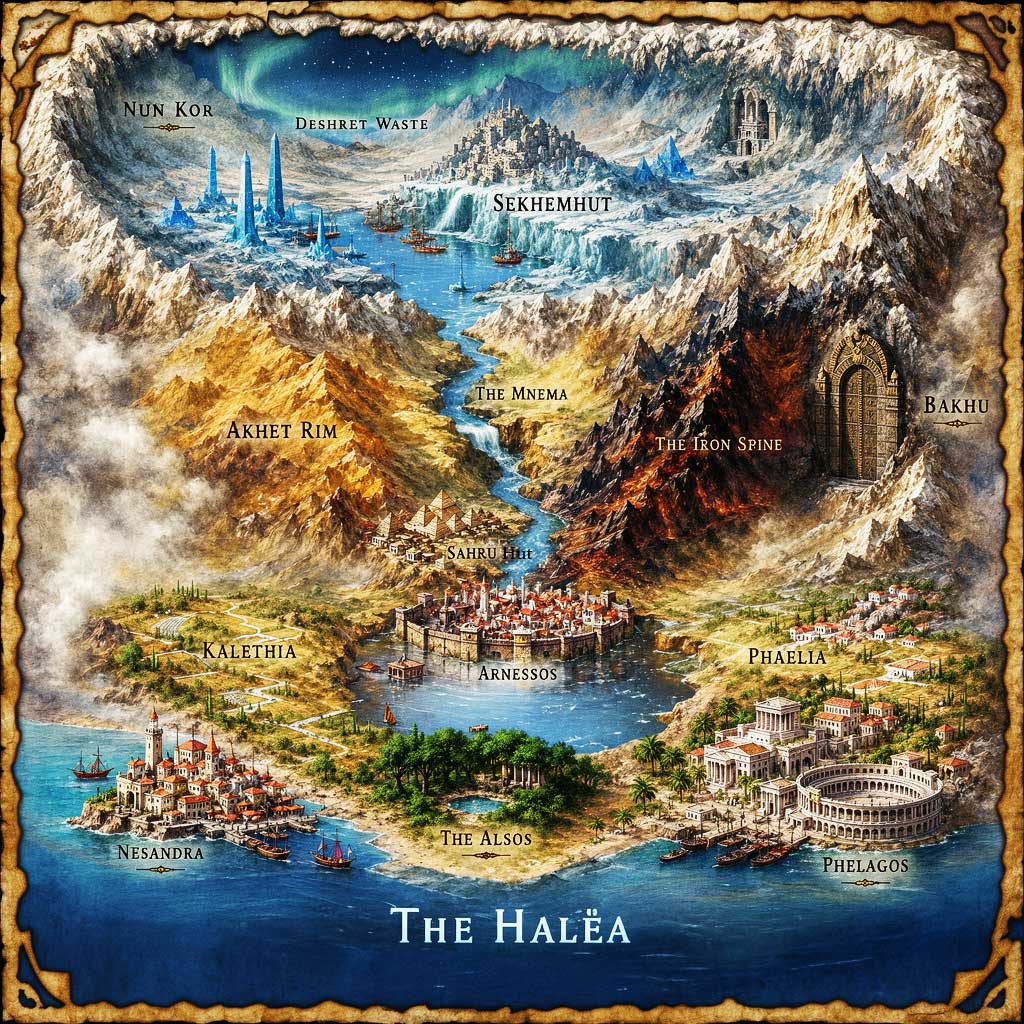 Map of the known world, Menkhef